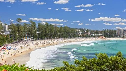 Manly Beach สนุกเที่ยวซิดนีย์ ไปกับ 20 สุดยอดสถานที่ท่องเที่ยวฟรี ออสเตรเลีย