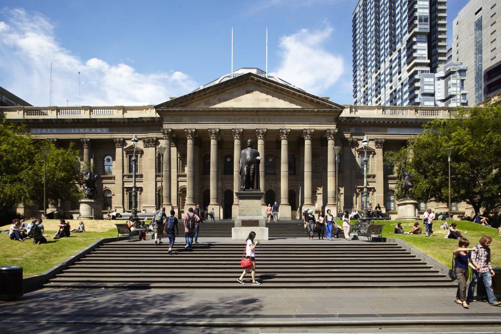 เที่ยวห้องสมุดรัฐวิคตอเรีย  (The State Library of Victoria )