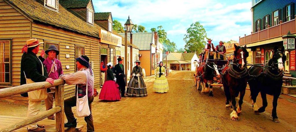 สถานที่ท่องเที่ยวเมลเบิร์น เหมืองทอง  Sovereign Hill Ballarat